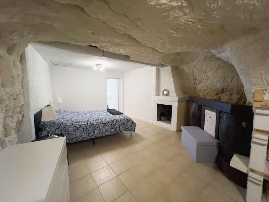 Maison Semi-Troglodyte Avec 4 Velos Rochecorbon Esterno foto